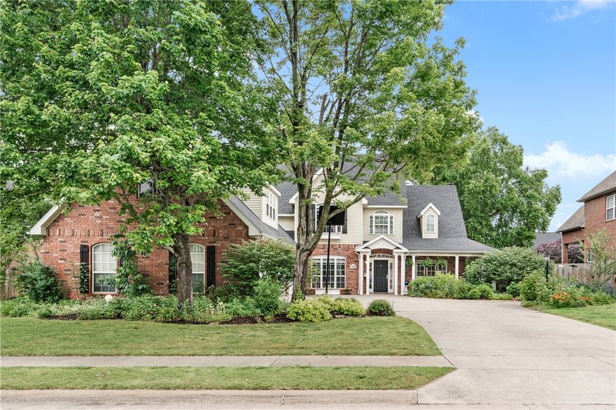 Enjoy spacious living in Fayetteville’s desirable Covington Park neighborhood, within walking distance to Vandergriff Elementary and McNair Middle School. This well-designed home offers inviting living spaces, a flexible area and a well-appointed kitchen with ample storage, elegant crown molding and custom built-ins for timeless appeal throughout. A spacious primary suite features dual sinks, a jetted tub, walk-in shower and oversized walk-in closet, while upstairs each secondary bedroom has a private en-suite bathroom and access to a bonus area for relaxing or entertaining, plus abundant closet space throughout for storage and organization. Step outside to a beautifully landscaped backyard with mature trees providing privacy and shade for cool summer fun, a cozy fire pit area and over 60 native flowers designed to attract butterflies and birds, including monarchs. A new roof adds peace of mind, while the neighborhood POA hosts family-friendly activities throughout the year—offering a welcoming community lifestyle.