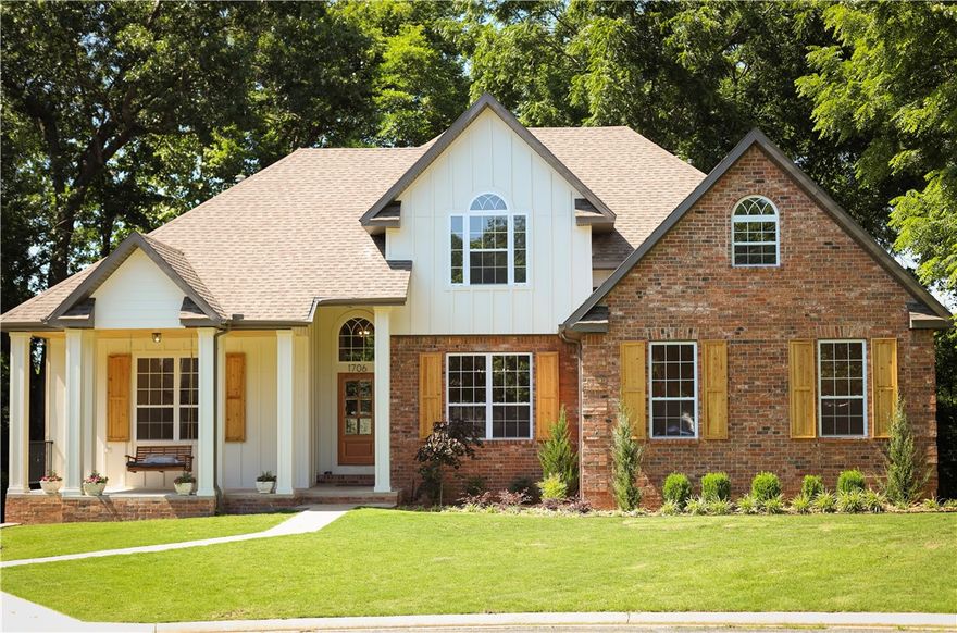 Nestled in a quiet cul-de-sac, resides this completely remolded home. Just 0.4 miles from the main entrance of Coler Mountain Bike Preserve and 1.5 miles from the Bentonville Square; this home gives you both privacy as well as quick access to all Bentonville has to offer- bike and walking trails, Crystal Bridges, The Momentary, amazing shops and restaurants.
Enjoy your coffee on your back porch that overlooks a completely wooded, private backyard. Create special memories under your pergola with double swings. Bring your imagination and make the newly completed basement room your own- bike shop? home office? home gym? The options are endless. This room also features a sliding door straight to your own private patio. This well thought-out and designed home is a rare find! Don't miss out on your chance to live in the heart of Bentonville!