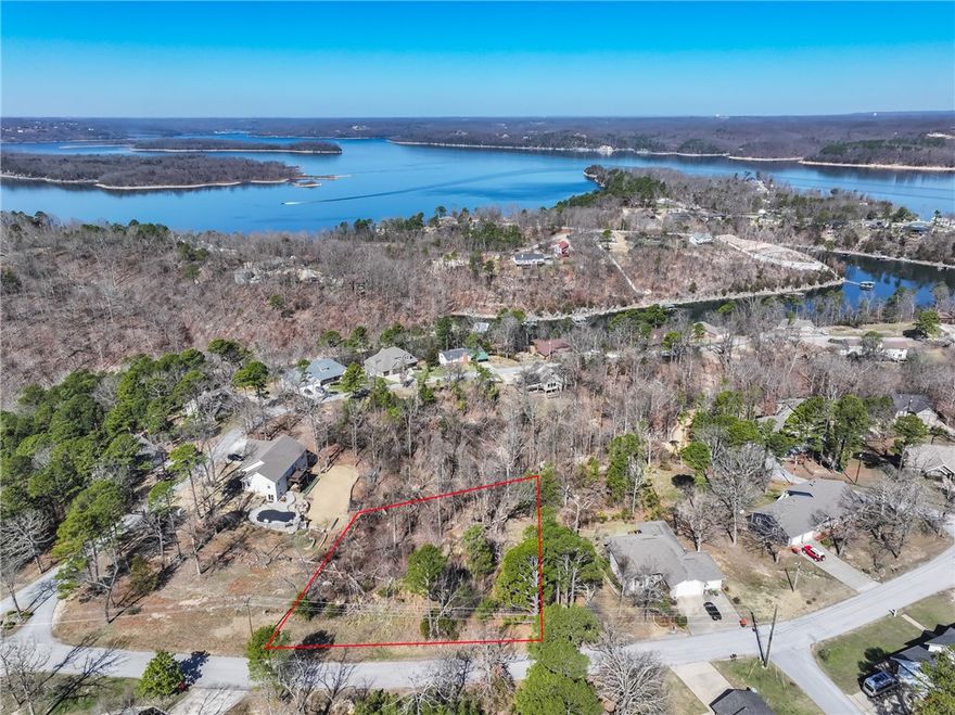 This lake area community is the perfect location to build your custom lake area home and start enjoying the lake life. Close to town and .44 acres.  Quiet and close to town in an established community.  Multiple boat ramps close by for quick access to Beaver Lake.
