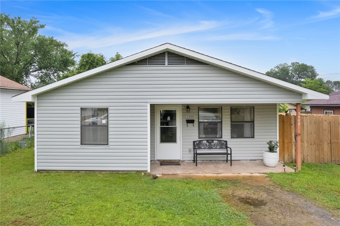 Located on a quiet street, this turnkey home has a newer roof and newer vinyl siding (2024). The kitchen has new electrical outlets and brand-new appliances including the following: Refrigerator, dishwasher(upgraded w/stainless interior) and gas stove. New washer & dryer in separate laundry room. New toilet in Primary bath and new ceiling fan in living rm.
Year-round comfort is easily achievable with a new furnace and new heat pump, while the professionally cleaned air ducts provide a health-conscious indoor environment. No carpet. Solid upgrades include new front and back doors, a storm door, and new wood backyard fencing plus a brand 8x12 Derksen shed with 2 lofts for additional storage with a newly laid functional walkway to the backyard shed.
Backyard patio is elegantly laced with string lights, offering a magical setting for BBQ's or evenings under the stars.
Move in ready. Seller completed inspection repairs when purchased in 2024. Home to be sold as-is. Seller desires up to a 45 day close.