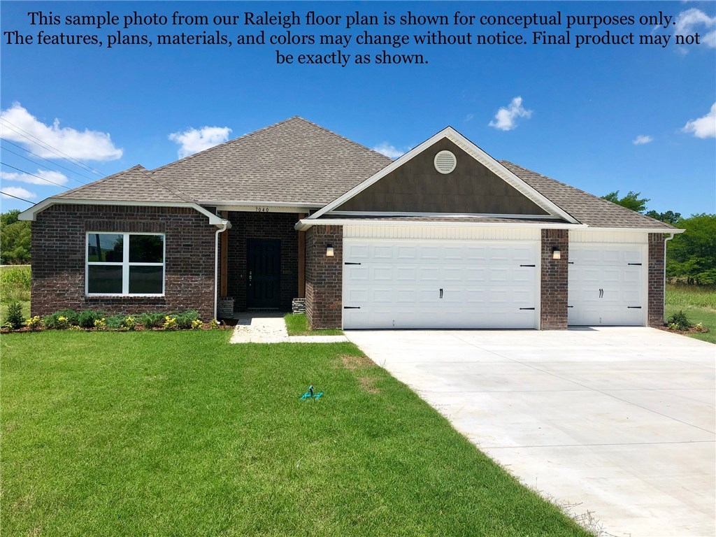 Beautiful Raleigh floor plan in the Lakewood Crossing subdivision. Loaded with upgrades! White cabinets, granite tops, oil rubbed bronze finishings, oversized back patio and more!