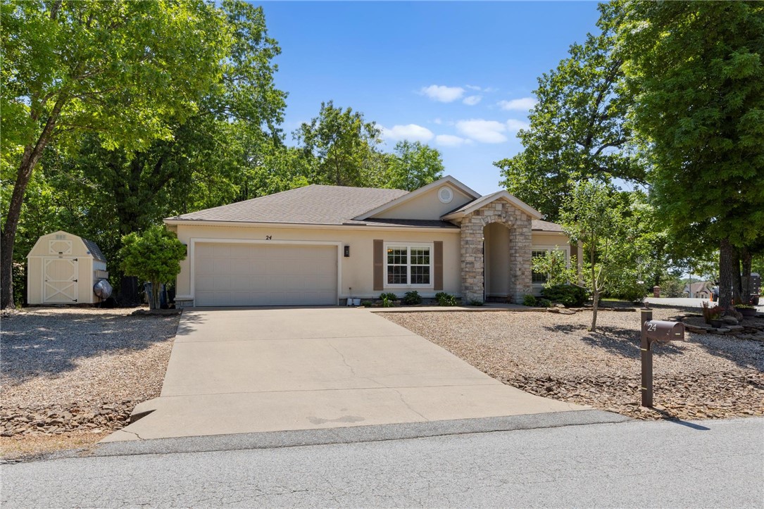 Remodeled 3 x 2 home in Bella Vista, Roberts Subdivision. Home is now vacant, most furniture has been removed. Seconds to Back 40 bike trail, Metfield Golf Course close to your front door. Some key features: remodeled kitchen in 2024 with maple cabinets and quartz counter, all new appliances and flooring. Roof 2023, AC Furnace 2021, remodeled main bath, all new vinyl plank floors in bedrooms, family room. Tile floor in baths. No carpet. Landscaped in both front and back. Screened sunroom. New lighting in baths, and kitchen. Vinyl shutters in all bedrooms. Washer, dryer and refrigerator convey. Custom designed closets in all bedrooms and laundry room. Update sheet provided listing all upgrades. One level, flat yard, move in ready. Room for raised beds in back. Home close to Bentonville and close to Pea Ridge as well, east side of Bella Vista off McNelly. Move In ready. Great retirmenet home, rental or first time buyer home. Furniture remaining negotiable. Agent owned property