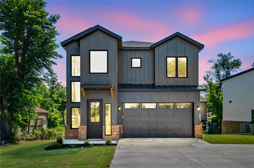 New construction home near downtown Bentonville! Located near bike trails, schools, the Neighborhood Market, Airship Coffee, and provides easy access to I-49! This modern home features 5 bedrooms and 4.5 baths! The primary suite boasts a huge walk-in closet, custom tile shower, and soaking tub. Enjoy a gorgeous entry staircase and the abundance of natural light throughout! Wood floors! (no carpet) Entertain in the kitchen, complete with floor-to-ceiling custom cabinets, a large island, 3 cm quartzite countertops, gas range, and pantry. 2 car garage. Custom finishes throughout. As an added bonus, receive $3,500 towards buyer's closing costs when working with the builder’s preferred local lender! Schedule your showing today!