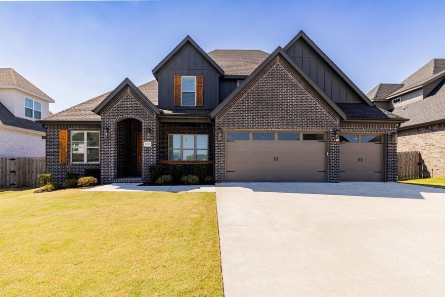 This beautifully upgraded home offers exceptional space and thoughtful design, featuring a bonus room, formal dining, and a dedicated office. Ideally located to enjoy everything NWA has to offer, this home combines convenience with comfort. Highlights include front and back irrigation, outdoor fireplace, central vacuum, and walk-in attic storage. The kitchen is a standout with a 5-burner gas cooktop, double ovens, cabinetry to the ceiling, a butler’s pantry, and a spacious walk-in pantry. The primary suite is equally impressive, featuring a custom closet with 3 levels of hanging space and built-in dressers. With upgrades throughout, this home is truly a must-see.