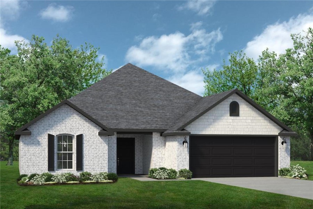 Welcome to the Ouachita ā a spacious, one-story ranch-style home thoughtfully designed for comfort, style, and functionality. With 1,669 square feet of living space, this home offers 3 bedrooms, 2 bathrooms, and a finished two-car garage. The open-concept layout seamlessly connects the kitchen, dining area, and living room, creating the perfect setting for both everyday living and entertaining. Step outside to a covered back porch and a backyard ideal for grilling, relaxing, or playing under the sun. The primary suite features a large walk-in closet and a contemporary en-suite bathroom with a dedicated tub and walk-in shower. Best of all, this home is just a short drive from Devilās Den State Park, giving you easy access to hiking, biking, camping, and some of the most scenic outdoor adventures Northwest Arkansas has to offer. Whether you're enjoying nature or hosting at home, the Ouachita is built to fit your lifestyle.