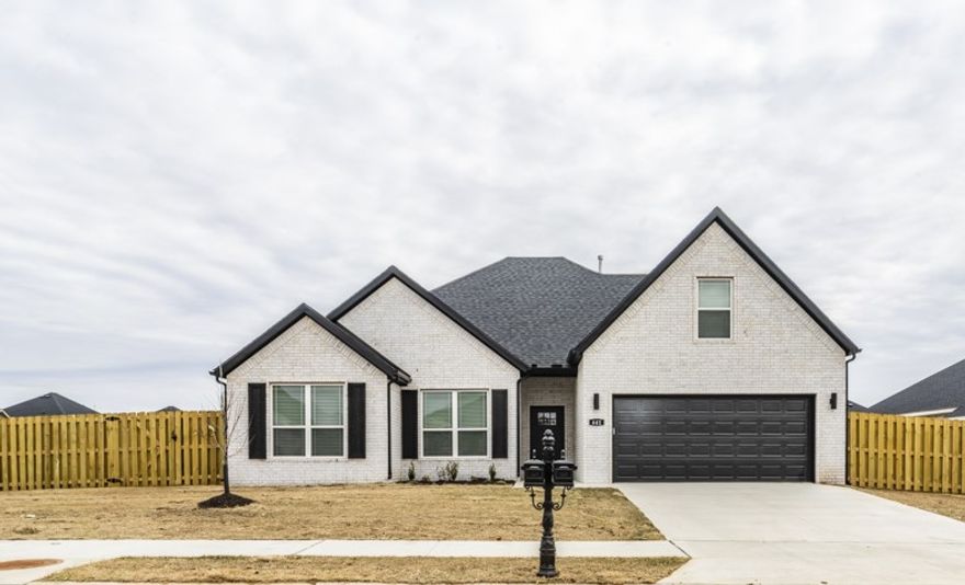 Amazing location situated on a corner lot.  Newer home with all rooms on main level with the exception of bonus room/bedroom on 2nd level. SS appliance package. island bar area, granite countertops throughout, dual vanities in Primary bath with jacuzzi tub and stand -alone shower.  The large closet will be a favorite! Wonderful privacy fenced yard with covered porch. Property owner will execute lease and manage property once tenant is approved.