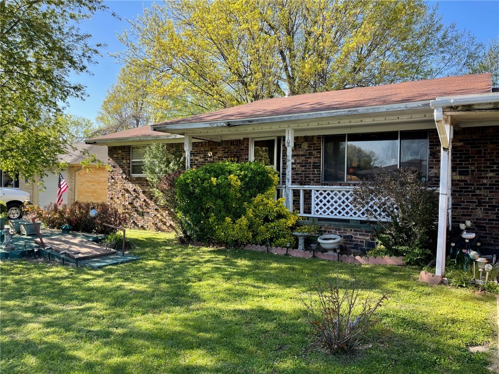 Fixer upper/ investment property sold "AS IS". 2 bedroom, 1 bath home with a large kitchen. The one car garage has been converted into living space. Hardwood flooring in LR and bedroom were refinished a few years ago. Large inground storm shelter in front yard- backyard is really nice. Seller has not lived in the home and therefore will not provide SPD. New roof June 2015, new HVAC 2020.