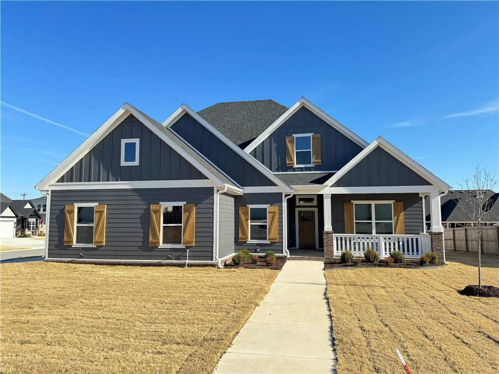 Last available new construction home in the desirable Crescent View Subdivision! It features 3 BR plus bonus room or 4 bedrooms/3 baths/3 car garage. Downstairs has open concept in the living and kitchen area. Kitchen is equipped with gas cook top, built-in oven and microwave, large island, pantry, and eat-in dining. Primary is on main level with a spacious bath and closet. Upstairs has bedrooms 3-4, a full bath, and/or bonus room. Community playground and around the corner to the new Mt Hebron Park!