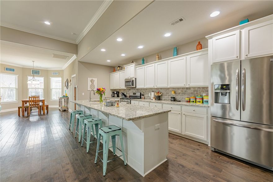 NEW PRICE! Highly Coveted Southwest Bentonville Home! Welcome to this welcoming home in the sought-after Cornerstone neighborhood! This spacious property features an open floor plan with 4 bedrooms, 3 full bathrooms, and a versatile playroom—perfect for families or entertaining guests. Enjoy designer touches throughout, including crown molding, granite countertops, stainless steel appliances, and a gas range. Dual HVAC systems ensure comfort upstairs and down. Cornerstone offers fantastic amenities like a neighborhood playground and a community pool—a true lifestyle upgrade! Don't miss your chance to own a home in one of Bentonville's most desirable communities.