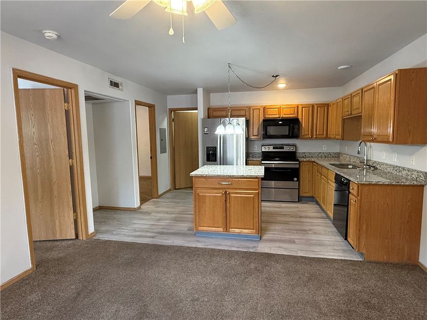 Quiet country living close to Crystal Lake just inside city limits. Spacious 2 bedroom 1 bathroom
units. Free Wi-Fi. Recently remodeled. Granite countertops. Fridge, oven range, dishwasher, and microwave included. On site coin operated laundry room.