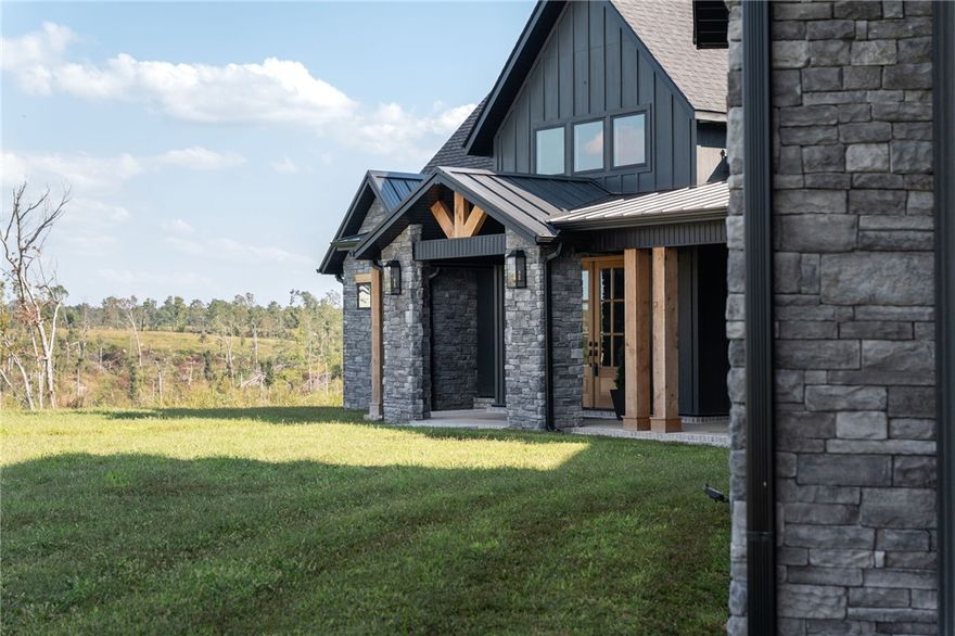 This is the property you’ve been waiting for—where modern design meets true luxury living. Nestled on over 30 acres, partially fenced with a gated entrance, this brand-new custom-built home offers both sophistication and functionality. A charming chicken coop adds to the property’s appeal. Inside, you’ll find 3 spacious bedrooms, each with its own en-suite bathroom, plus a guest half bath on the main level. A private office off the living area showcases stunning views of the acreage, while upstairs features an oversized bonus/media room perfect for cozy movie watching nights. The impressive 1,200 sq. ft. garage boasts insulated doors, 9-foot clearance, and a built-in dog wash station. Not only do you have a separate screened in patio, you have a gorgeous outdoor covered patio for entertaining. For peace of mind, the home includes a safe room/tornado shelter and a whole-home Generac system. Don’t miss your chance to own this one-of-a-kind retreat. Schedule your private showing today!