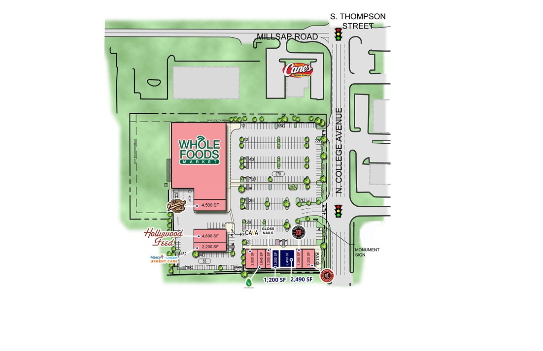 Fayetteville Outlots - Commercial Lease