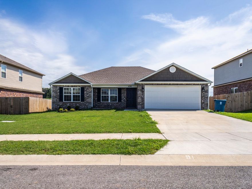 3-bedroom 2 bath home with nearly 1600 sq. feet. Hard surface flooring throughout w/ carpet in bedrooms. Open living & kitchen. Refrigerator conveys. Washer & Dryer are convenience items. Partially fenced yard. Pet negotiable w/ additional deposit. Occupied. 24 hr notice. All adult occupants must complete application. $50/person to apply.