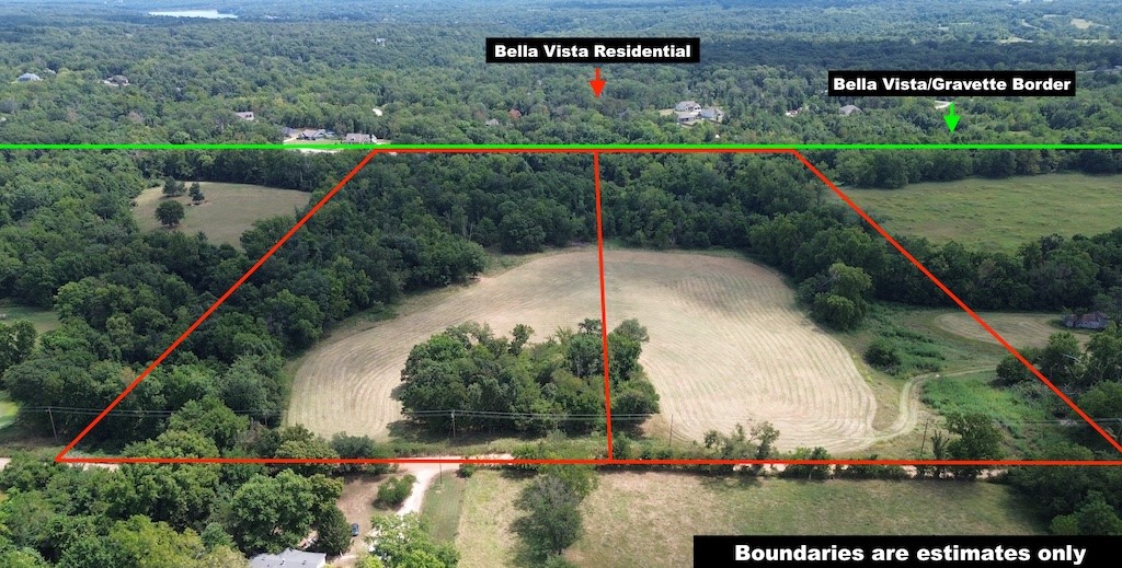 Prime Residential Development Opportunity in Gravette
Exceptional investment potential awaits with these two parcels, totaling 30 acres, located within Gravette city limits. Ideal for residential development, these parcels are strategically positioned with Bella Vista residential to the east and existing and planned commercial development to the west. Enjoy a quick 15-minute commute to central Bentonville and convenient access to I-49, reachable in under 4 minutes from both north and south. Public water from Centerton and fiber optic at the street ensure development-ready infrastructure. Donāt miss this prime location for your next residential project!