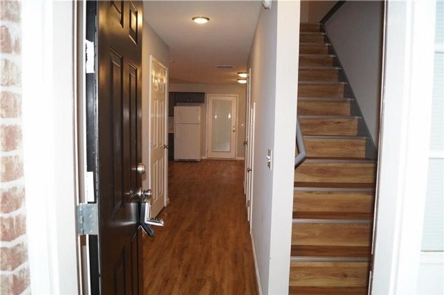 Move in ready!! This unit has been freshly painted and comes with all appliances including washer and dryer. Lawn care is provided by the owner. 3 bedrooms and 2 baths are upstairs, living room, kitchen, laundry, and dining area are downstairs. Pets are negotiable but only 1 pet is allowed - no exceptions also owner will not allow cats. There is a $500 non-refundable pet deposit required and the pet must be approved by the owner.