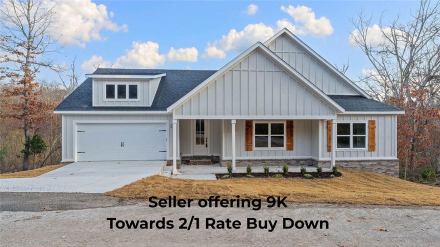 This gorgeous new construction is the perfect canvas to create your cozy retreat. From the moment you step inside, you’ll be drawn to the stunning 7” hand-scraped engineered white oak floors that flow seamlessly through an open, light-filled floor plan designed for both everyday living and effortless entertaining. Step outside to your oversized back deck—an ideal spot for morning coffee, evening gatherings, or simply soaking in the quiet beauty and privacy of your wooded surroundings. Enjoy neighborhood walks offering peaceful lake views. Beyond your doorstep, enjoy access to Bella Vista’s premier amenities, including world-class mountain biking and hiking trails, multiple lakes, golf courses, pools, fitness centers, tennis and pickleball courts, archery ranges, and even relaxing saunas. You’re not just buying a home—you’re stepping into a lifestyle of comfort and outdoor adventure, all wrapped in a peaceful retreat you’ll love coming home to.