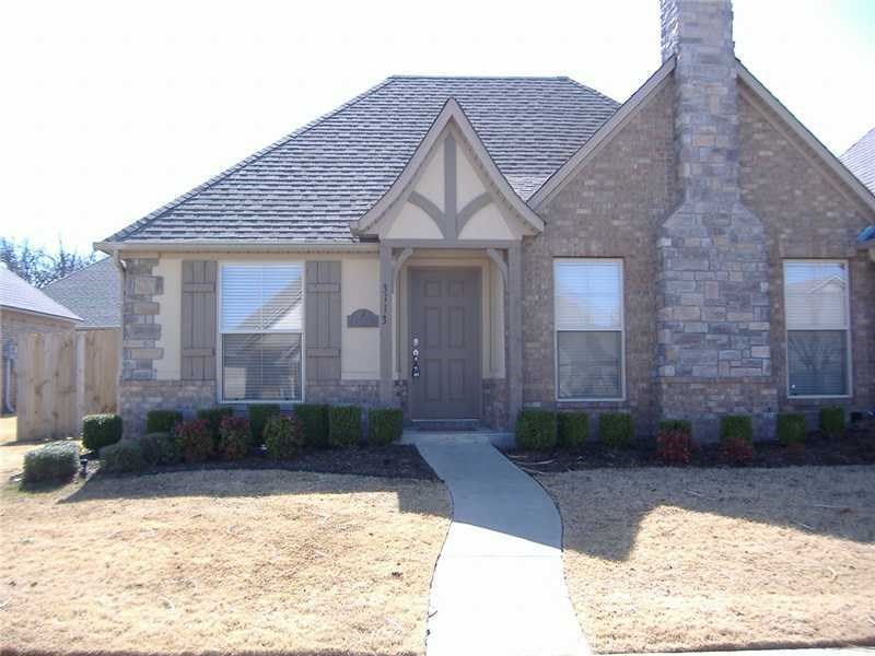 Location! Location, Location! This home is located within minutes from the Walmart Home Office and Downtown Bentonville. The home is a French Provisional Garden home with beautiful amenities like granite tops and hardwood flooring. Stainless appliances including refrigerator. Community Clubhouse and Pool. The POA maintains all lawns and landscaping outside of fencing.
