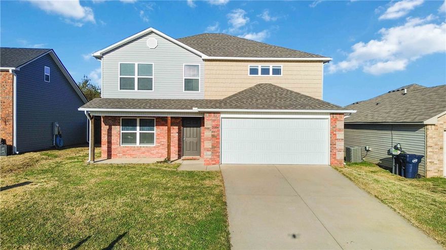 This spacious 4-bedroom, 2.5-bath home also offers a 2-car garage and a large upstairs bonus room that works beautifully as a game room, office, or second living area. The pool table in the bonus room will convey with the home. The primary suite is located downstairs and includes two walk-in closets. Recent updates include a new roof and new LVP flooring throughout the living room and kitchen. Outside, you’ll find a covered front porch and completely fenced in backyard. Located just 5 minutes from downtown Rogers and 13 minutes from Pinnacle Hills Promenade, this home offers space, comfort, and convenience. Don’t miss your chance to see all this home has to offer, schedule your private tour today!