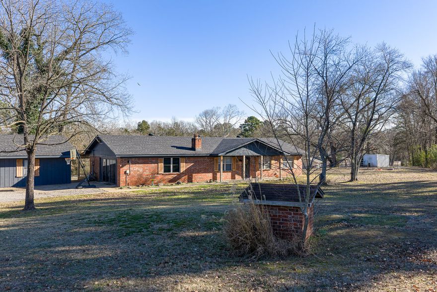 3-bedroom, 2-bath home sitting on a 1.50-acre lot. The home has newer paint in all rooms and newer luxury vinyl flooring throughout the home. New lighting & vanities in both bathrooms. Oversized pantry off the kitchen. This is a must-see for sure in an established neighborhood with an oversized fenced backyard with a covered patio with tv for entertaining.
