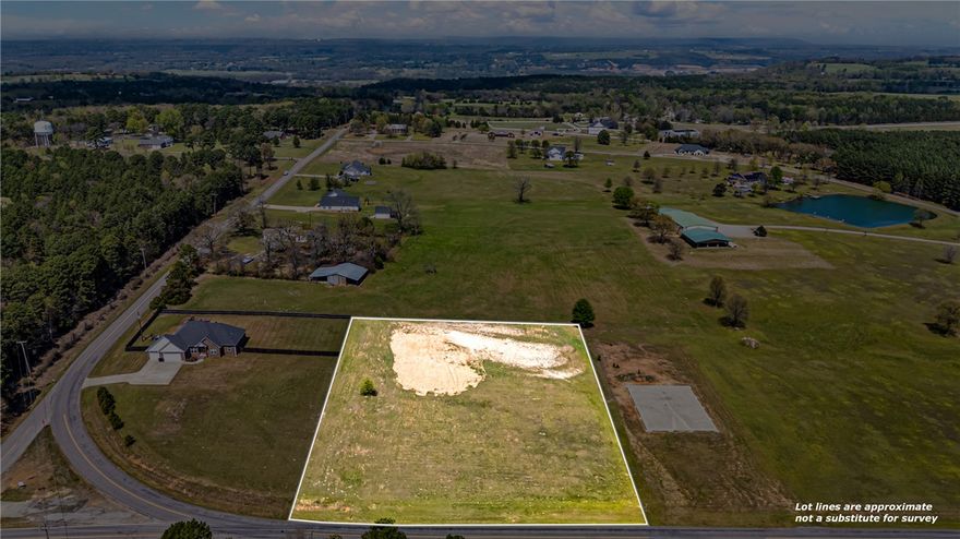 Approximately 2-acre lot located in the Pottsville School District. Cleared and ready for development with water and power available at the street. Ideal setting for new construction with plenty of space to build. Deed restrictions include no mobile homes and minimum of 1800 square feet heated and cooled space.