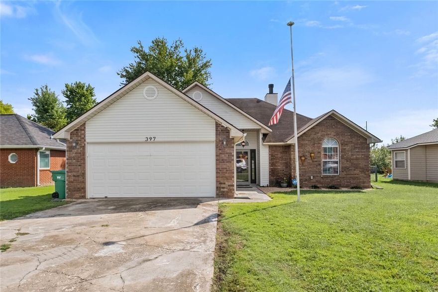 Welcome to this beautifully maintained 3-bedroom, 2-bathroom home that combines comfort, functionality, and serene surroundings. Step inside to discover soaring 10-foot ceilings in the main living area, creating an airy and inviting atmosphere perfect for relaxing or entertaining.

The expansive living room flows seamlessly into an eat-in kitchen, complete with a large pantry—ideal for all your storage and culinary needs. The primary bathroom features a walk-in shower with a transferable lifetime warranty, offering both peace of mind and long-term value.

Enjoy the outdoors year-round in the large, covered and screened patio, perfect for morning coffee or evening gatherings. The backyard backs up to open green space, providing privacy and picturesque views with no rear neighbors. A storage shed is also included, offering additional room for tools or seasonal items.

This home is a rare find with thoughtful upgrades, spacious living, and tranquil outdoor space. Schedule your showing today!