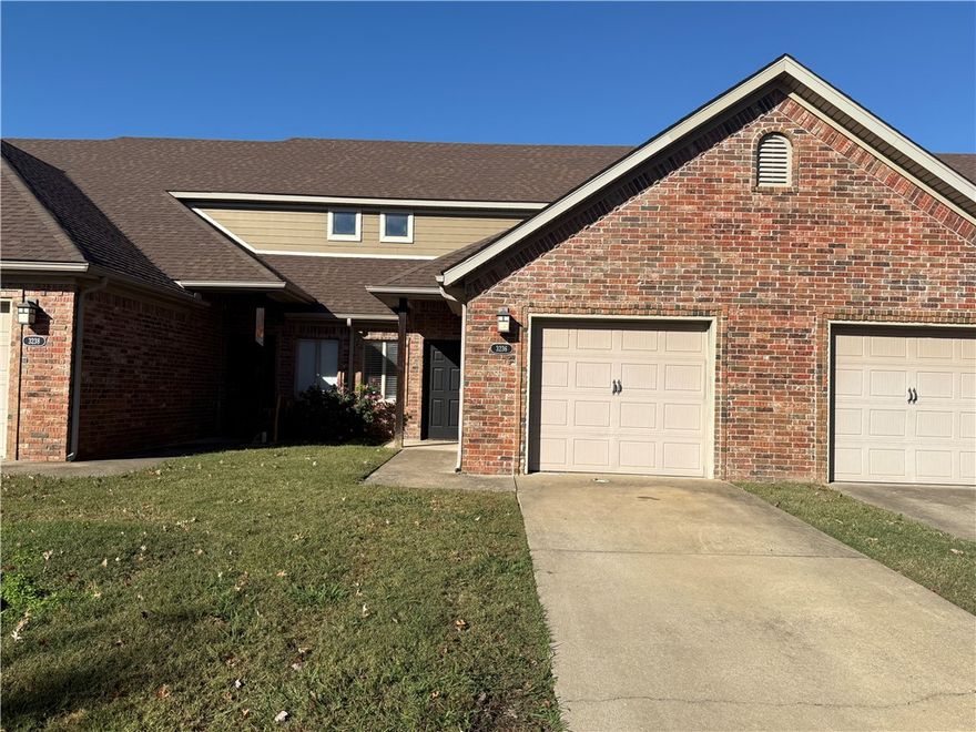 Freshly updated and ready for move-in, this two bedroom, two and a half-bath townhome offers comfort, convenience and a great location in West Fayetteville. Entire interior has just been repainted, new carpet.  Plenty of natural light with an open layout, back patio for relaxing and private garage.