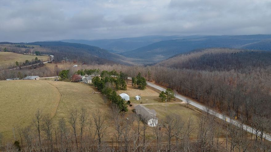 Small acreage with plenty to offer! Beautiful property just off paved hwy with a view and it borders the Ozark National Forest on the south side. 3bd/2th, 2 car garage, 1,752 heated sf, plus 576sf of unfinished basement space w/side door access great hobby space or storage. Property also features a 32x24 shop w/electric, concrete floors & RV hookups, all on 2.89acr. All modern utilities, with working well to water your garden as well as public water, high speed internet, cable, owned propane tank and electric. Must see! Near Smith Creek Trail Head, Magnolia Fall Trail Head, less than 10miles to Glory Hole Trail Head, Hawksbill Crag Trail and Boxley Valley to view the elk. So much to explore near the Buffalo River and plenty of Elk to enjoy if you love photography. Also a near by ATV Wilderness Rider Buffalo Ranch and Adventure Park. New siding and roof added in 2022 Strong potential for AIRBNB. Lots of scenic byways for enjoyment. Newton County side by sides you can ride to the trails from the home.
