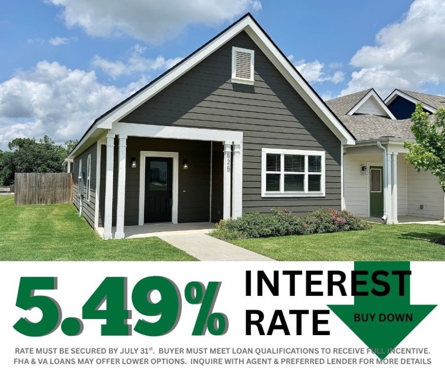 5.49% INTEREST RATE/BUY DOWN! Unbeatable location near Crystal Bridges Museum, the Alice Walton School of Medicine, Downtown Bentonville & Walmartās new campus. Enjoy a vibrant community with top-tier amenities, including a clubhouse, pool, pickleball court, dog park, yard maintenance & access to the countries top premier mountain biking trails. Fitzgerald floor plan boasts LVP flooring, crown molding, blinds, ample storage & quality throughout. The living room & dining area offer a seamless open floor plan, perfect for entertaining, with abundant natural light & smooth flow into the chefās kitchen. Chefās kitchen features 3cm granite countertops, Frigidaire stainless steel appliances, refrigerator, a pantry, tons of storage & abundant natural light. Spacious primary suite includes a perfect ensuite bathroom with walk-in tile shower, double sinks, & large walk-in closet. Patio perfect for entertaining! Oversized garage with ample storage. Staged home at 915 Heights