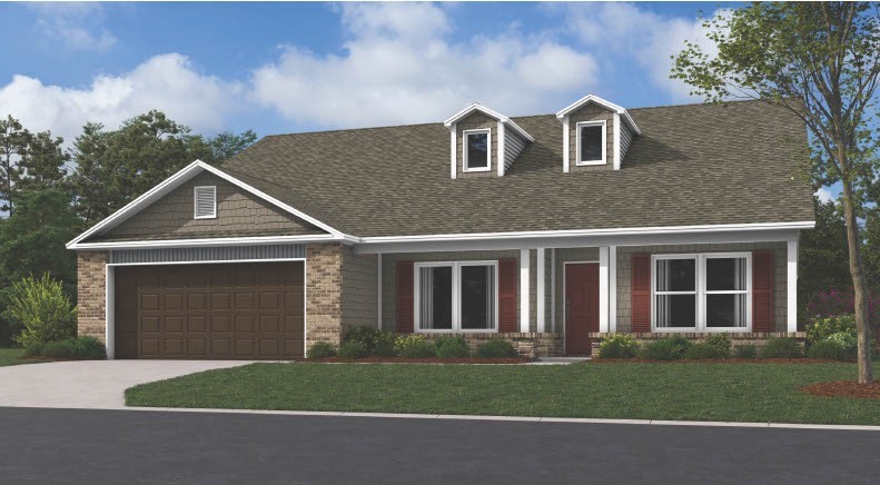 The lovely Ross plan is packed with curb appeal with its welcoming covered front porch and inviting front yard landscaping. This home features an open floor plan with 3 bedrooms, 2 bathrooms, an expansive family room, and an eat-in kitchen fully equipped with energy-efficient appliances, ample counter space, and a roomy pantry. Plus, a covered entryway. Learn more about this home today! *Photos are of similar model