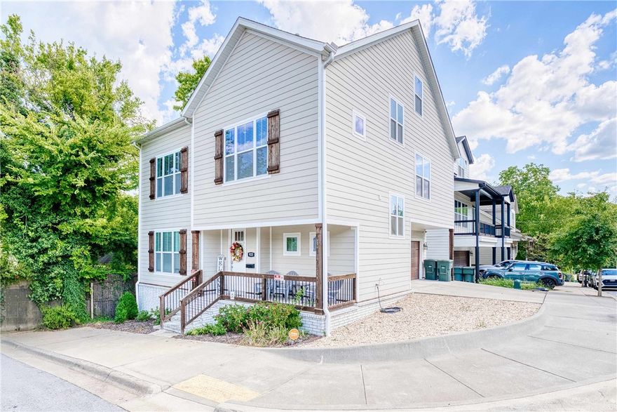 Exceptional investment opportunity just half a mile from Old Main and walking distance to the University of Arkansas. This fully furnished six-bedroom, six-and-a-half-bath home offers a rare layout with each bedroom featuring its own en-suite bath, plus two spacious living areas for flexible use. The property is approved by the City of Fayetteville for short-term rental use—an advantage given the current waitlist—and is already operating as a successful STR. Management is in place, and the current management company, part of the listing brokerage, has agreed to continue managing the home for the buyer at a significantly discounted rate if desired, making this a true turnkey offering. There is already $25,335 in future booked revenue extending into 2026. All furnishings convey. Ideal for a high-performing STR, premium student housing, or a versatile long-term investment near campus.