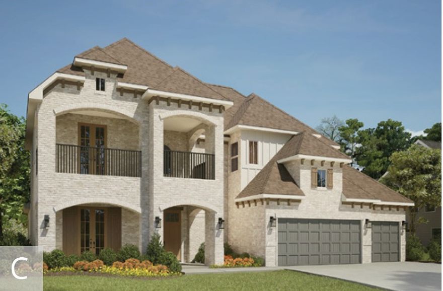 Great Open Floor plan, 4 bed 3.5 bath study, game rooms, 3 car garage covered patio, also upstairs covered  patio and covered porch patio off downstairs study