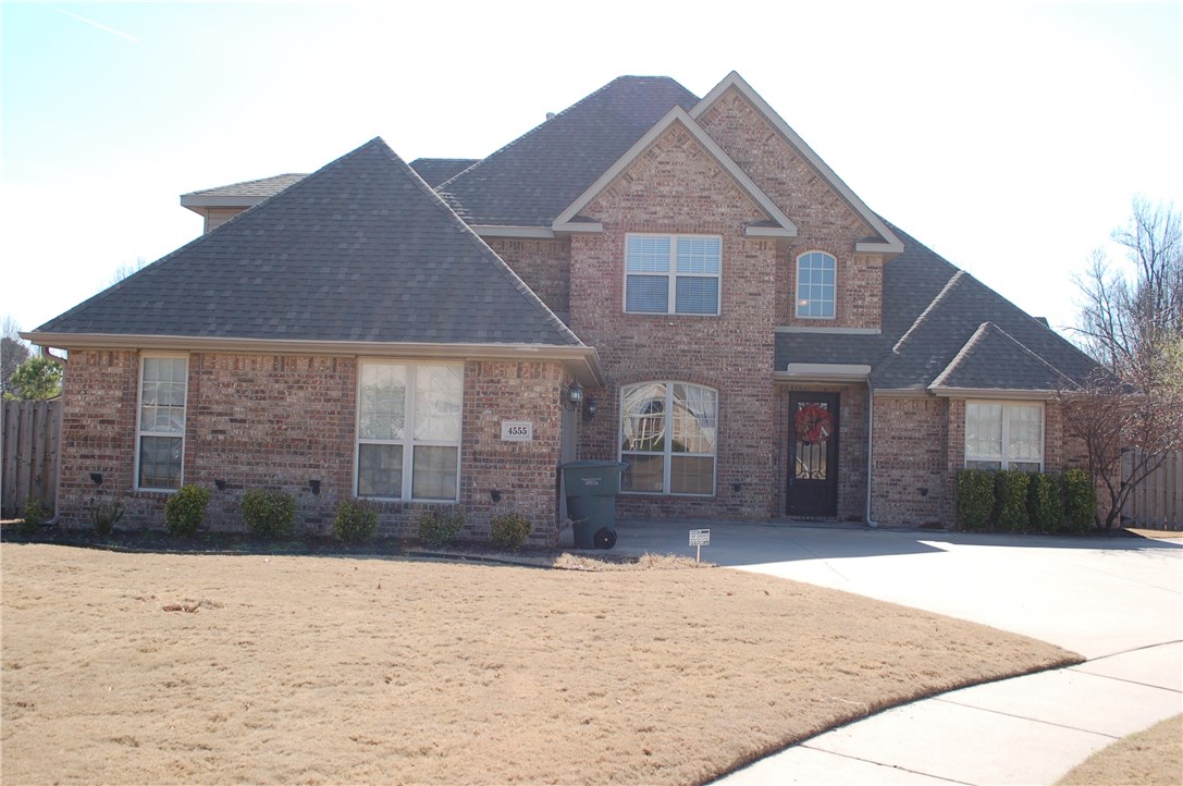 Lovely 4 bedroom, 3 1/2 bath, 2 living areas, utility room, large master suite with large walk in closet, walk in shower, whirlpool tub, double vanity. Large eat in kitchen with built in microwave and oven, granite counter tops,. Pantry. Alarm, wired for sound. 2 bedrooms upstairs and a full bath upstairs. 2 car garage. Lots of storage in attic. Small patio out back. Wooden privacy fence. On a cul de sac. Architectural shingle roof. Impressive home. Call to see.