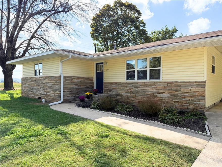 This sweet home is meticulously remodeled with care and craftsmanship that will continue to maintain the home’s integrity for many more years to come. Located on a corner lot in an established subdivision. The mature trees offer shade to enjoy the large yard. The home has original hardwood floors, flowing throughout the living room and bedrooms. The bedrooms have good size closets, and there is additional storage in the hallway. Although it only has one bathroom, it is very well appointed for usability and storage. The kitchen is wrapped in storage, topped with Corian countertops, and has an adjacent dining area. You will enjoy outdoor entertaining on the large covered back patio. Located just a couple of blocks from the cities waterpark, library, ballfields, historic downtown with shopping and restaurants. Professional pictures and floor plan 10/23