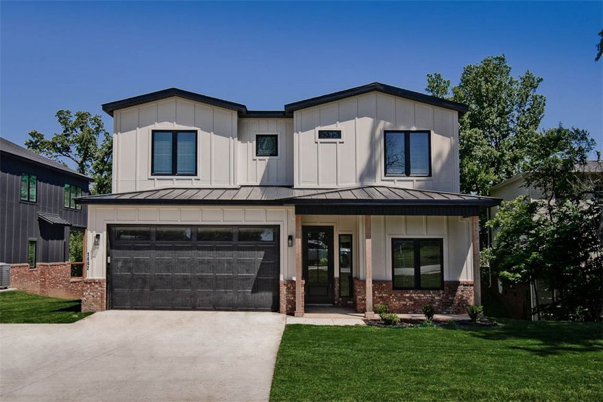 New construction home near downtown Bentonville! Just steps away from bike trails, schools, the Neighborhood Market, Airship Coffee, and provides easy access to Slaughter Pen Bike Park! This modern home features 4 bedrooms, 2.5 baths, and a versatile flex room. The primary bath boasts a custom tile shower and soaking tub. Open floor plan and an abundance of natural light throughout. Wood floors! (no carpet) The kitchen features floor-to-ceiling custom cabinets, 3 cm quartzite countertops, gas range, and a pantry. Oversized 2-car garage. Custom finishes throughout. As an added bonus, receive $3,500 towards buyer's closing costs when working with the builder’s preferred local lender!