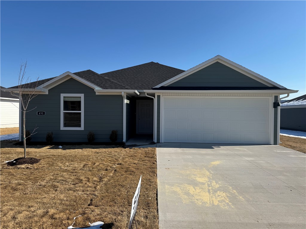 Sold before print! Beautiful Bryant plan in Selah Meadows, our newest home community situated in the heart of Prairie Grove. Each home in Selah Meadows is meticulously crafted with attention to detail, creating a space that feels both luxurious and welcoming. From the moment you walk through the door, you'll be greeted by modern features and spacious layouts that cater to every lifestyle. Our homes boast premium finishes and thoughtful designs, ensuring that you'll be stepping inside your own personal oasis. These homes will be complete with LVP and Carpet, wood shelving in all closets, pantry and utility room, kitchen will have granite kitchen counters, 36-inch cabinets, stainless steel appliances! Ceiling fan in Living room and Bedroom One. Home will have a Garage Door Opener. Landscape package. Beautiful 4 Sides Hardie Siding. Bedroom one bath will have granite kitchen counters, double sinks, and an oversized walk-in shower.