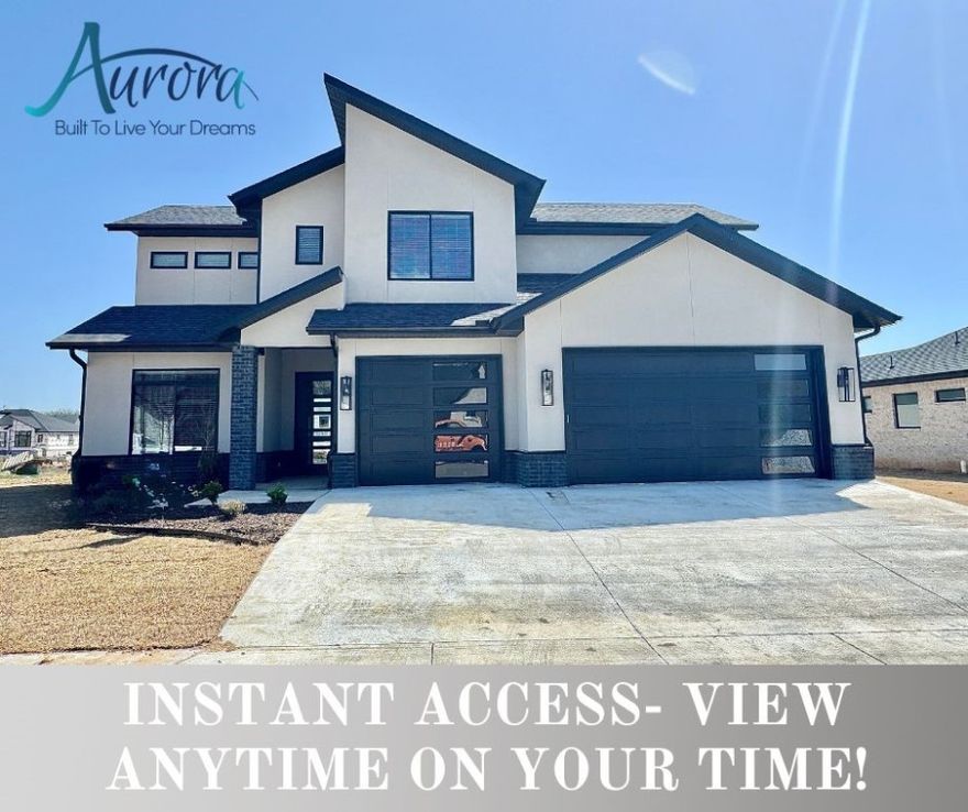 New construction modern home in sought after community of Aurora. Enjoy the stunning living room with tiled linear fireplace, crown molding, engineered hardwood floors, tons of light streaming through ample amount of windows & open floorplan. Kitchen features large island with custom stain, stainless steel appliances, gas cooktop, pot filler, quartz countertops, quartz backsplash, custom cabinets, double ovens, massive walk in pantry and storage! Private master bedroom with engineered hardwood and accent wall and luxurious master bathroom. Master bath with double sinks, storage, walk-in tile shower with rain head & stand alone soaking tub. Secondary bedroom downstairs and upstairs features three large bedrooms with walk in closets and a bonus room with a wet bar. Covered patio perfect for entertaining! Aurora residents have access to TONS of community amenities. Adult pool, family pool, bike repair station, dog park, elevate fitness course, sports court, open air clubhouse & playground! Internet included in POA!