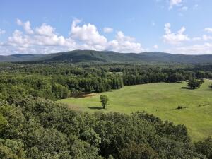 Rare find at the foothills of the Ozark National Forest. This 4.54 acre retreat offers stunning views of the Ozark Mountains. Secluded private location surrounded by trees and outside city limits. No deed restrictions, mobile homes, campers, tiny homes are all welcome. Water, electric, and septic already established on site, less than one year old. Horsehead water and Arkansas Valley electric. Topography features flat spot on top, then gradually declines to pasture land below. Also included is a 2009 Summerhill 26' camper. Immaculate condition. Clean, and ready to move in. Lots of recreational opportunities on this land. Create your own homestead with livestock, gardening, and more.