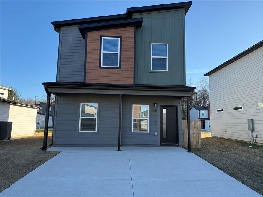 Be the first to live in this brand-new, modern home, offering an exceptional lifestyle with a sought-after neighborhood and one month of free rent! This spacious property boasts 1,250 sq. ft. of thoughtfully designed living space, a dedicated office, and fantastic community amenities. Washer, dryer, refrigerator, lawn care included.