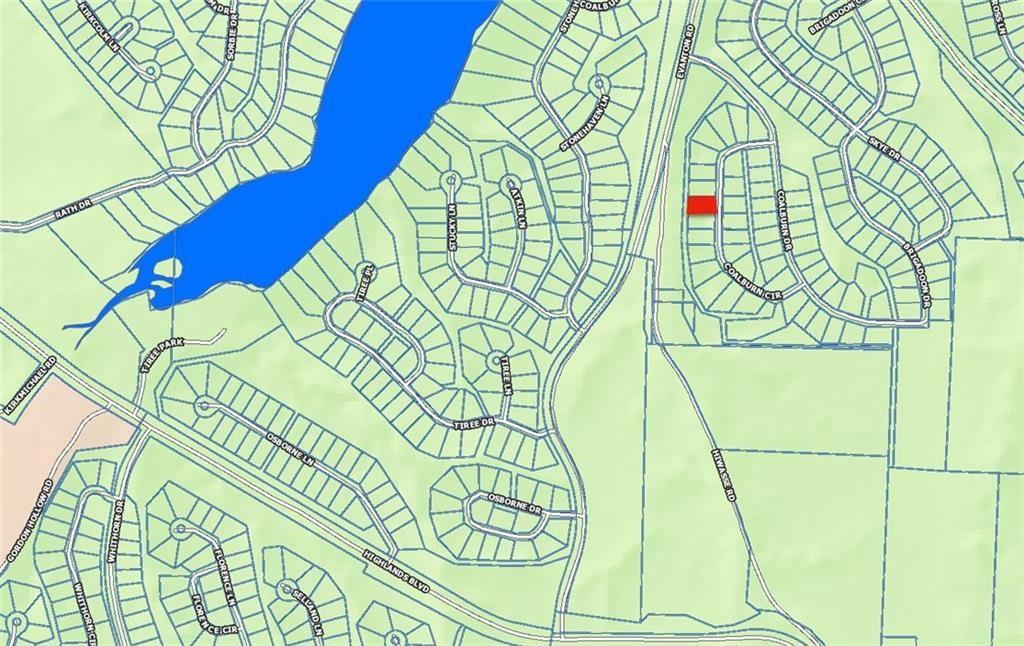 Lot close to I-49, near Loch Lomond boat ramp area(Tiree Park). Close to Highlands golf course and bike trails. Enjoy the amenities of Bella Vista and all it has to offer including lakes, golf courses, bike and hiking trails.