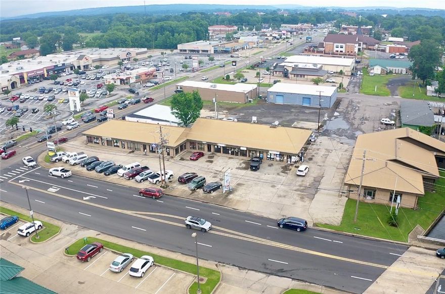 Strip mall on the corner of Hwy 7 and Parkway, high traffic count with visibility and accessibility of being in the heart of town. Near downtown's entertainment district!  Full occupancy and rent rolls to be provided upon request.