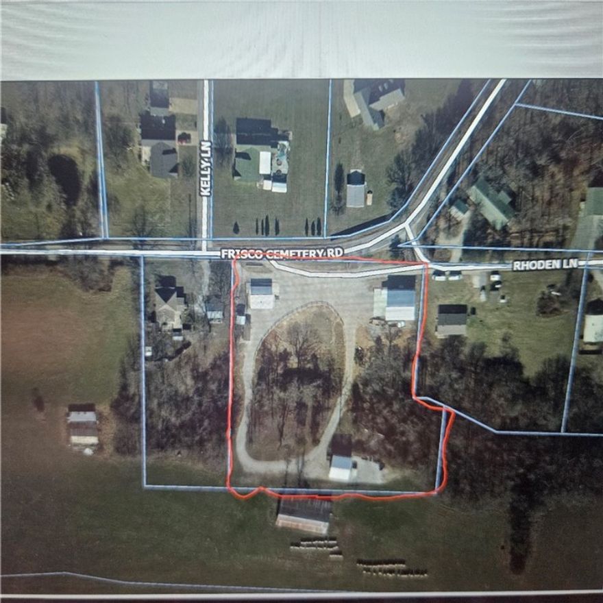 Custom built property. 2.66 acres. Blacktop Frontage. 40x40x16 frame construction building, 870, heated and cooled.. Office, full bath, kitchenette, man room.
30x36x14 machine shed 
20x30 Block building, finished perfect for office or VRBO, Screened porch, Rv Hookup
Great firepit, screened grilling shed with electric. 
Outside the city limits used for small excavating, site work business