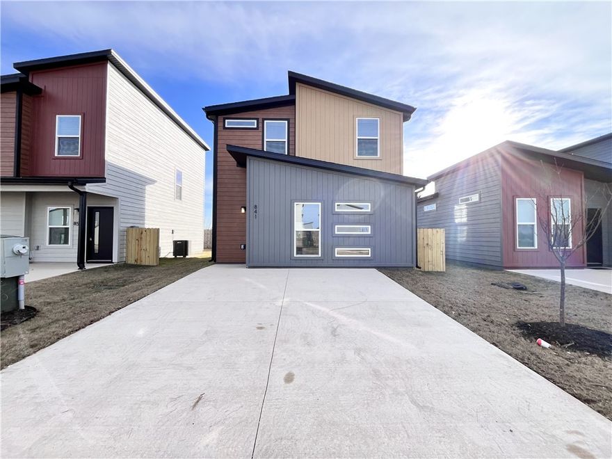 Brand new move-in-ready 3 beds, 2 bath plus an office. Nestled in one of Bentonville’s most connected and family-friendly neighborhoods. This property blends modern design, functional space, and prime location that puts you close to everything — Walmart HQ, Coler Mountain Bike Preserve, and the vibrant downtown scene. Lawncare is included