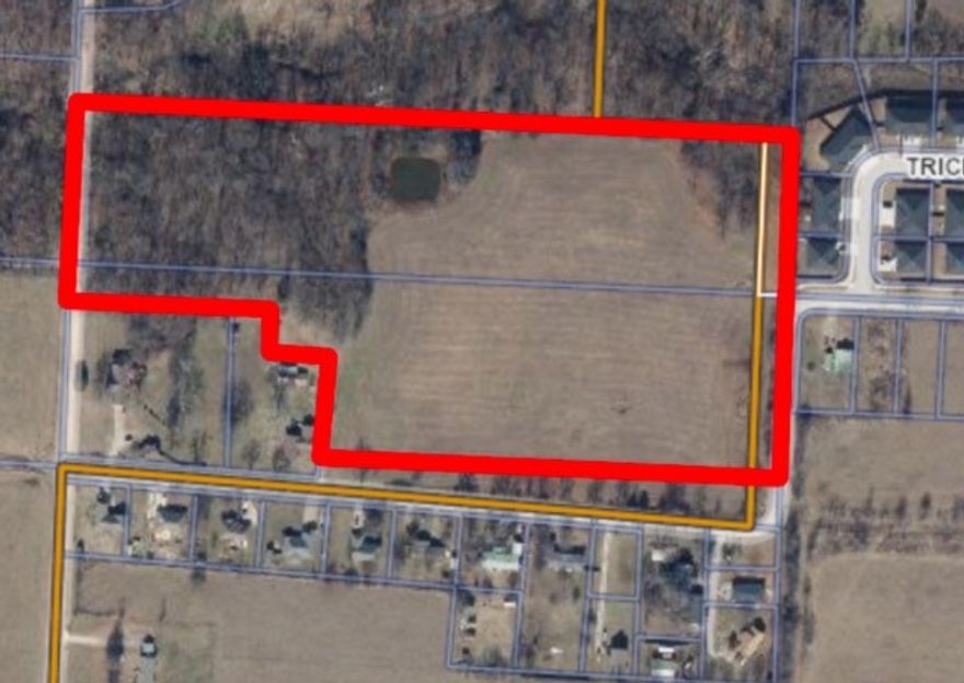 Prime real estate opportunity! 15.98 acres with Development Potential. Contains 4 parcels being sold as one. 2 smaller parcels are in city limits and are serviced by city water and sewer. The other 2 larger parcels, considered rural, can be annexed into city limits. Don't miss the opportunity to buy one of the last large properties within city limits! With well over 1,100 ft of paved road frontage to the south and east borders, approximately (not exact) 5.4 acres of timber & 10.58 acres of cleared pasture, great opportunity for single family housing development. Or, it's the Perfect location for a custom home with privacy and space for your own little oasis.
