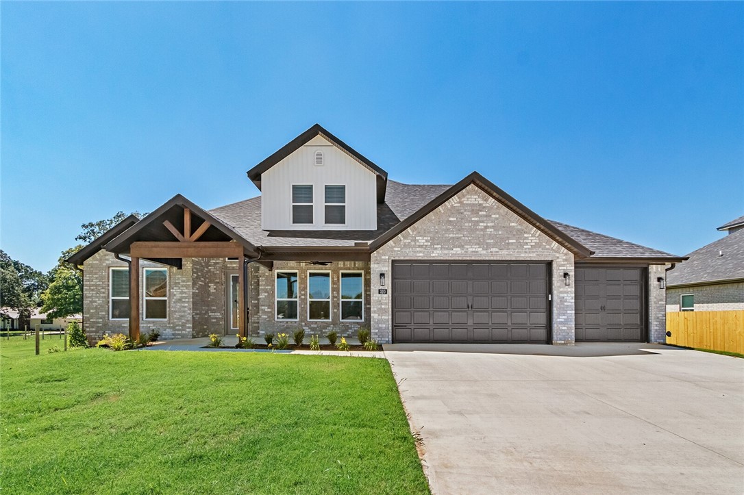 $10,000 seller paid closings costs or 2/1 buy down and $3,000 lender credit (With preferred lender). Beautiful 4 bed, 2.5 bath new construction in Bequette Farms Phase II. Open floor plan with hard wood floors, custom cabinets and an amazing Master closet. The covered patio has an outdoor fireplace and is great for entertaining!