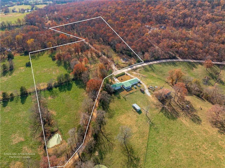 Nice 9.45 acres. Pretty view. Nice pond. Ready to build your home.