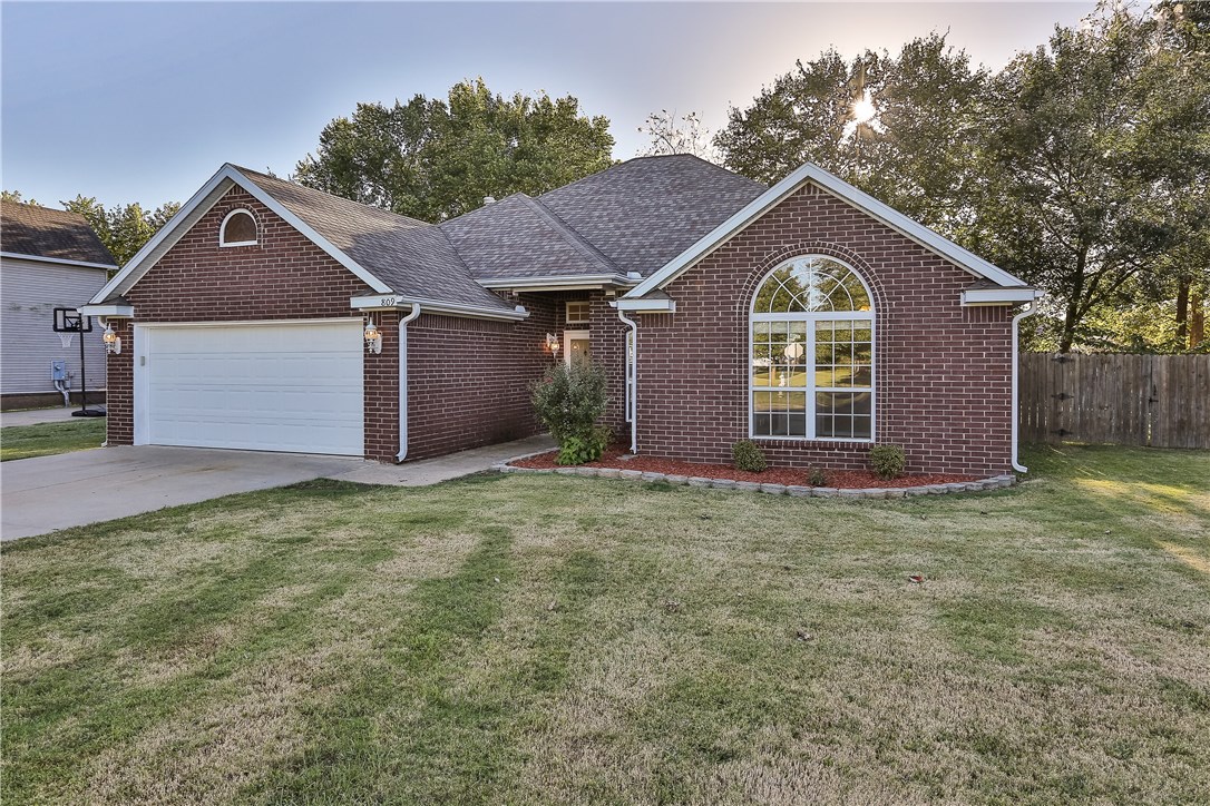 Wonderful brick home in a quiet and established neighborhood. Open eat in kitchen, split floor plan, vaulted ceilings, gas log fire place, fenced backyard. Completely remodeled with new paint, new flooring, ready to move in. Don't miss this great home, it won't last long!