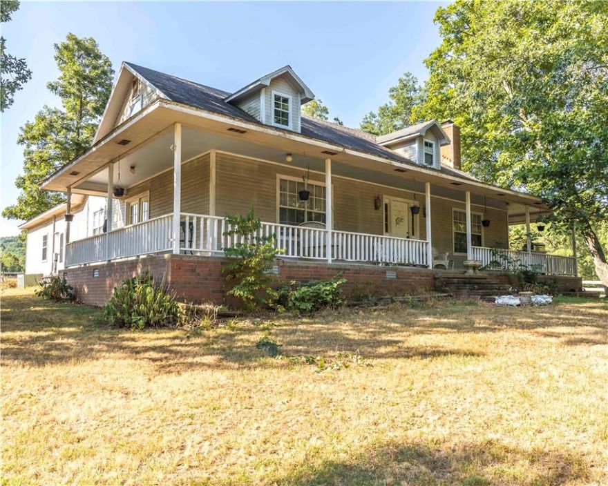 Seclusion and privacy abound with this 3 BR/3 BA home located on 163 Acres. Country living minutes from West Fork, I-49 corridor and Fayetteville. This custom home was solidly built in 1992 with attention to detail including walk-in closets, huge pantry, several built-ins and a friendly floor plan. The 163 Acres feature topography from level to rolling. 70 Acres are open and there are 3 ponds with several barns for shelter. This property is fenced/cross fenced. The potential is endless! Several nice homesites in addition to the current homestead. Start a family compound or self-sustain off of the land. Outbuilding dimensions are: 24X36, 32X70, 10X130, 8X16 and 6X10.