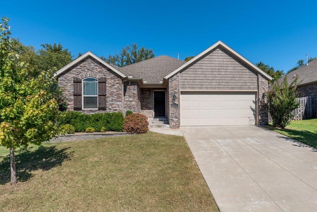 Location, Location, Location! Close to interstate, shopping & restaurants! Very well maintained home only 5 years old. Gorgeous hardwood floors in living room, granite counters throughout, split bedrooms & open floor plan, pantry in kitchen. Large fenced backyard backs to greenspace w/covered patio. Washer, dryer & refrigerator included.