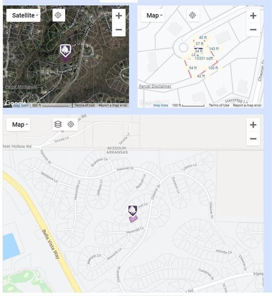 Wooded buildable lot in cul-de-sac near the Arkansas/Missouri border. OWNER FINANCING!!