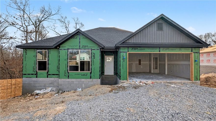 Welcome To Your Next Home! This Brand-New Build Is So Fresh It’s Basically Still In The Oven—And You Still Get To Pick The Toppings! Rates As Low As 4.875%, Giving Your Wallet A Huge High-Five. This 3-Bedroom Beauty Rocks A Split Floorplan And 9-Foot Ceilings That Make You Feel Like A Giant (In A Cool Way). The Vaulted Living Room Is A Total Showstopper— With Beam Treatment For The "Wow" Factor.
The Kitchen Is A Chef’s Playground With Custom Cabinets, Quartz/Granite Counters, And An Island Ready For Your Best Charcuterie Board. The Primary Suite Is Pure Luxury With A Tile Shower And A Closet So Clever It Connects Directly To The Laundry Room. Yes, You Can Go From "I Have Nothing To Wear" To "Freshly Dried Socks" In Three Seconds Flat. Every Inch Is Designed For Real Life, Not Just Staging. Outside, Your Covered Deck Overlooks A Soon-To-Be-Sodded Yard With Peaceful Views Perfect For Morning Coffee Or Evening Chill. It’s Stylish, Functional, And Waiting For Your Magic Touch. Don't Just Dream It—Move In And Live It!